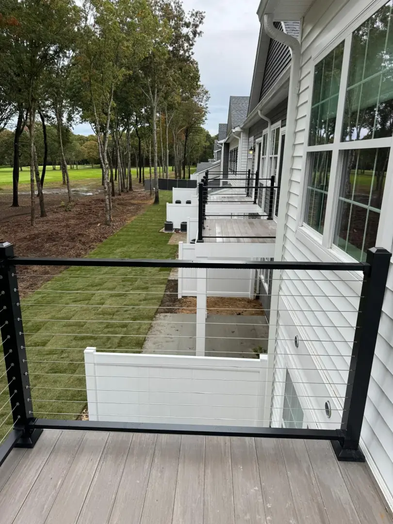 Wood fence