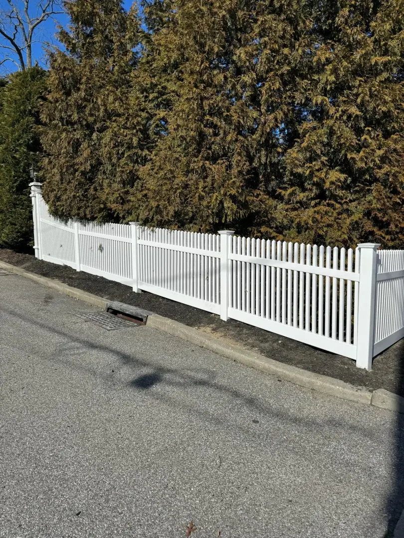 Vinyl fence