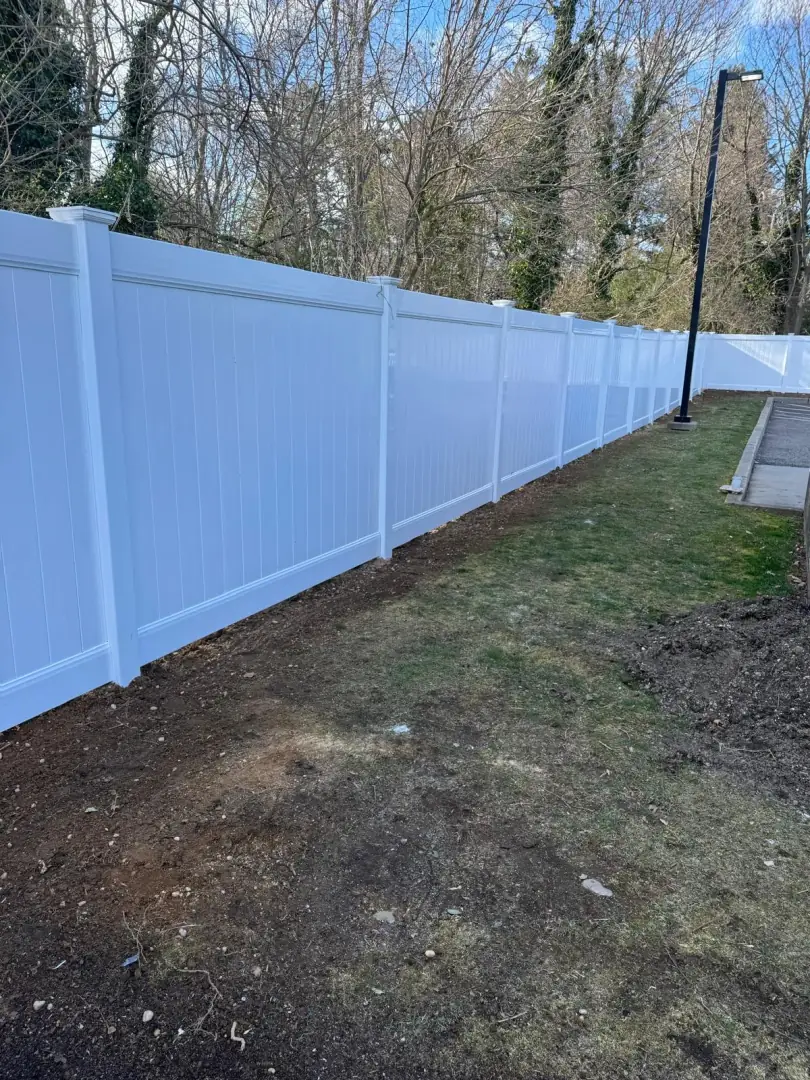 Vinyl fence