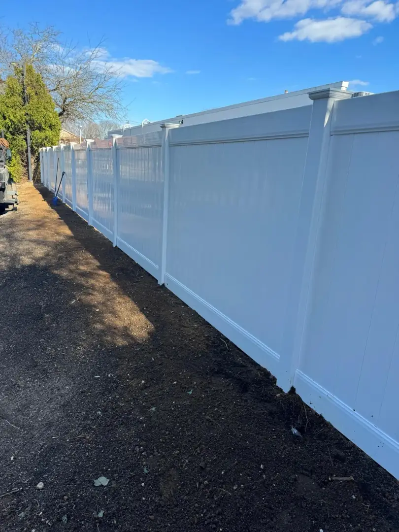Vinyl fence