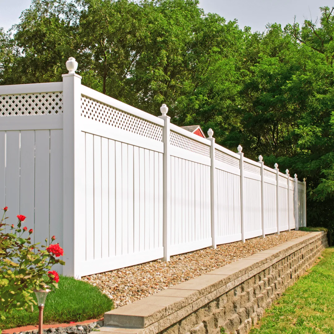 Vinyl fence